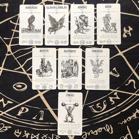 Tarot cards with occult correspondences
